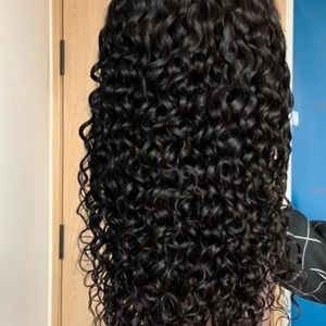 Real human lace front wigs 150% density